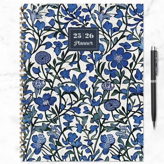 TF Publishing 2025-2026 Francophile Flower Large Weekly/Monthly Planner
